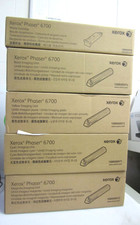 LOT OF 5 Xerox Phaser 6700 Imaging Unit 108R00972 DIFFERENT COLOR WASTE CARTRID