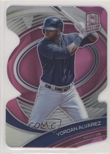 2021 Panini Spectra Neon Pink Prizm Die-Cut 6/35 Yordan Alvarez #36 uk2