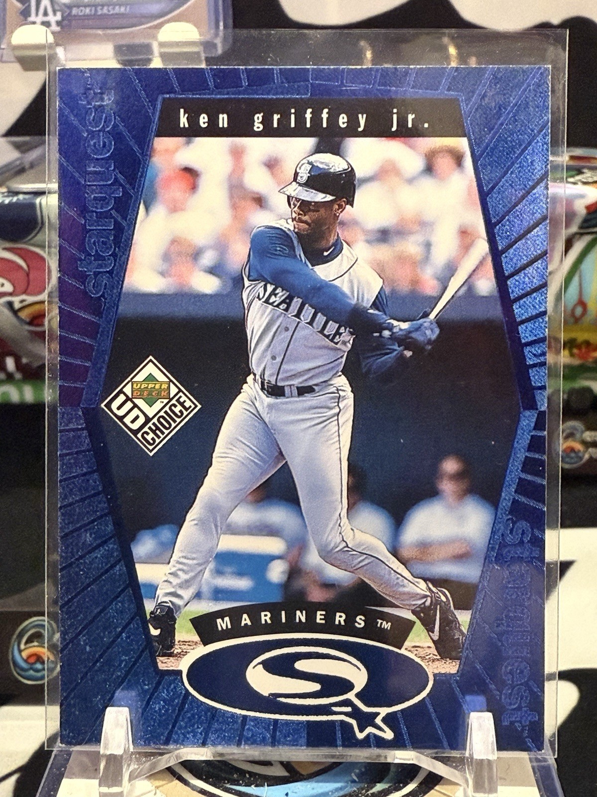 1999 Upper Deck UD Choice - Starquest Ken Griffey Jr #SQ1 Blue JH 13G