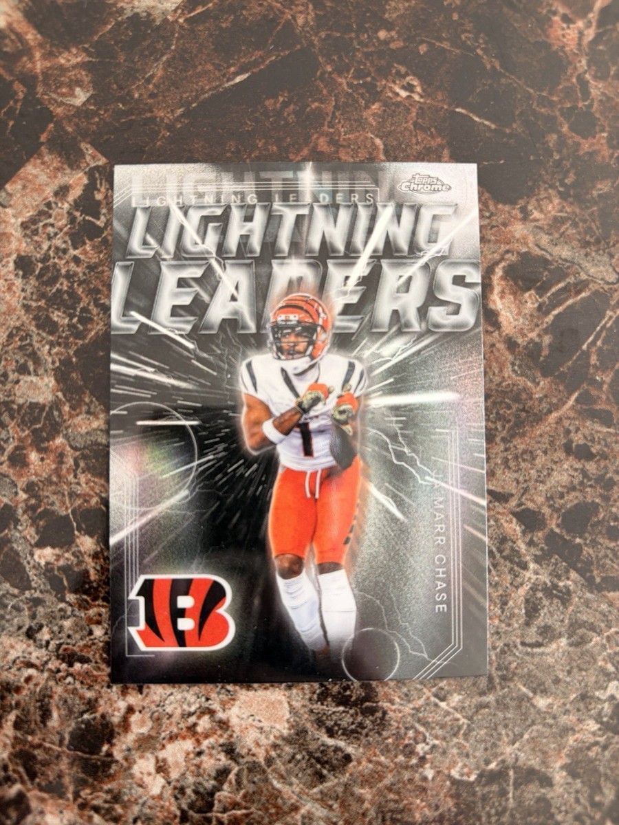 2025 Topps Chrome Football Jamaar Chase Lightning Leaders SSP | eBay
