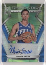 2018-19 Panini Spectra Neon Green Prizm 15/49 Zhaire Smith #RS-ZSM Auto 6fs