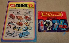 Lot Of 2 Vintage Catalogs: Corgi Toys 1975 And Matchbox Toys 1976