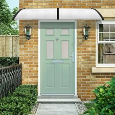 Large Door Canopy Awning Front Back Porch Patio Roof Rain Shelter Outdoor Shade