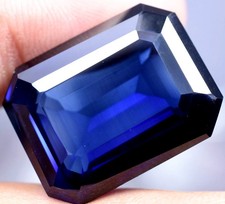 Natural 35Ct Royal Blue Sapphire From Madagascar CCGL Certified Loose Gem