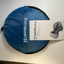UPPAbaby Cabana Infant Car Seat Shield   All-Weather Sun  Bug Cover   Blue
