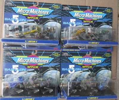 Galoob BABYLON 5 MICROMACHINES Set #1 2 3 4 LOT MOC 