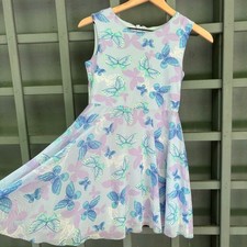 The Children's Place Girls Size 12 Pastel Butterfly Twirl Party Dress