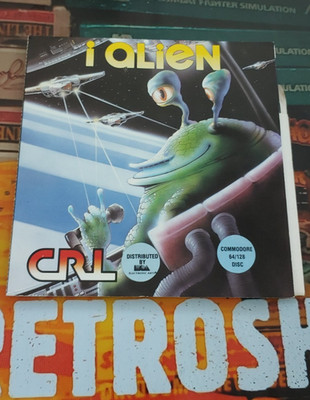 I Alien (CRL 1987) Commodore 64 (Disk, Cover/Manua) works classic 8-bit C64