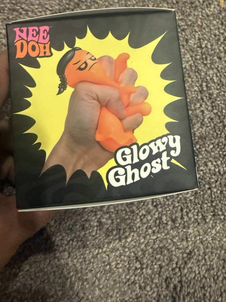 New Authentic NeeDoh Glowy Ghost Green Halloween Glow In The Dark new-authentic-needoh-glowy-ghost-green-halloween-glow-in-the-dark