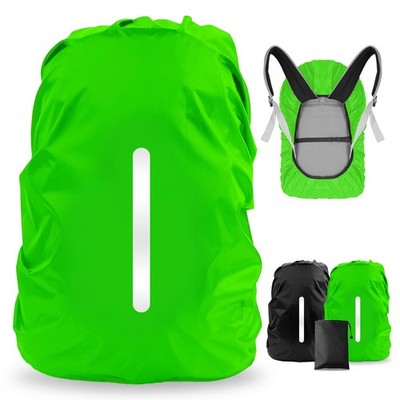 2pcs Waterproof Rain Cover for Backpack, Reflective Protector S 18L-25L