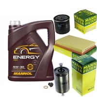 Inspektionspaket 5L Mannol Energy 5W-30 FüR Opel Calibra A 2.0I Vectra 1.8I Cat