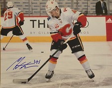 Matthew Phillips Signed 8x10 Photo! Calgary Flames/ Stockton Heat !! W/COA