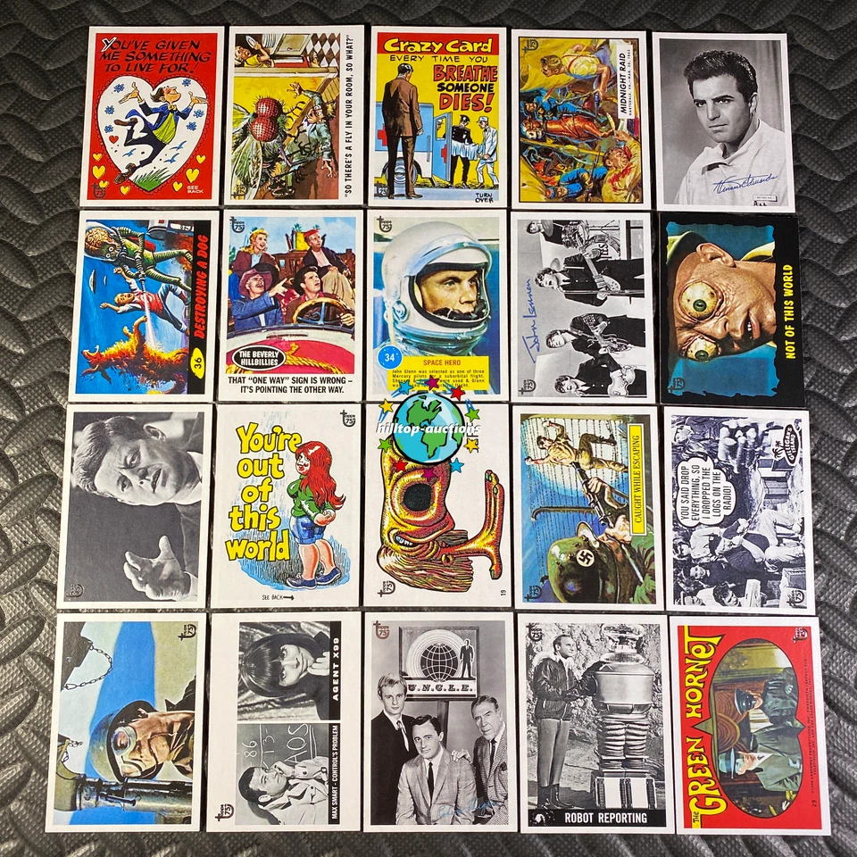2013 TOPPS 75th ANNIVERSARY COMPLETE 100-CARD SET+WRAPPER adam bomb he-man alien - Image 3 of 4