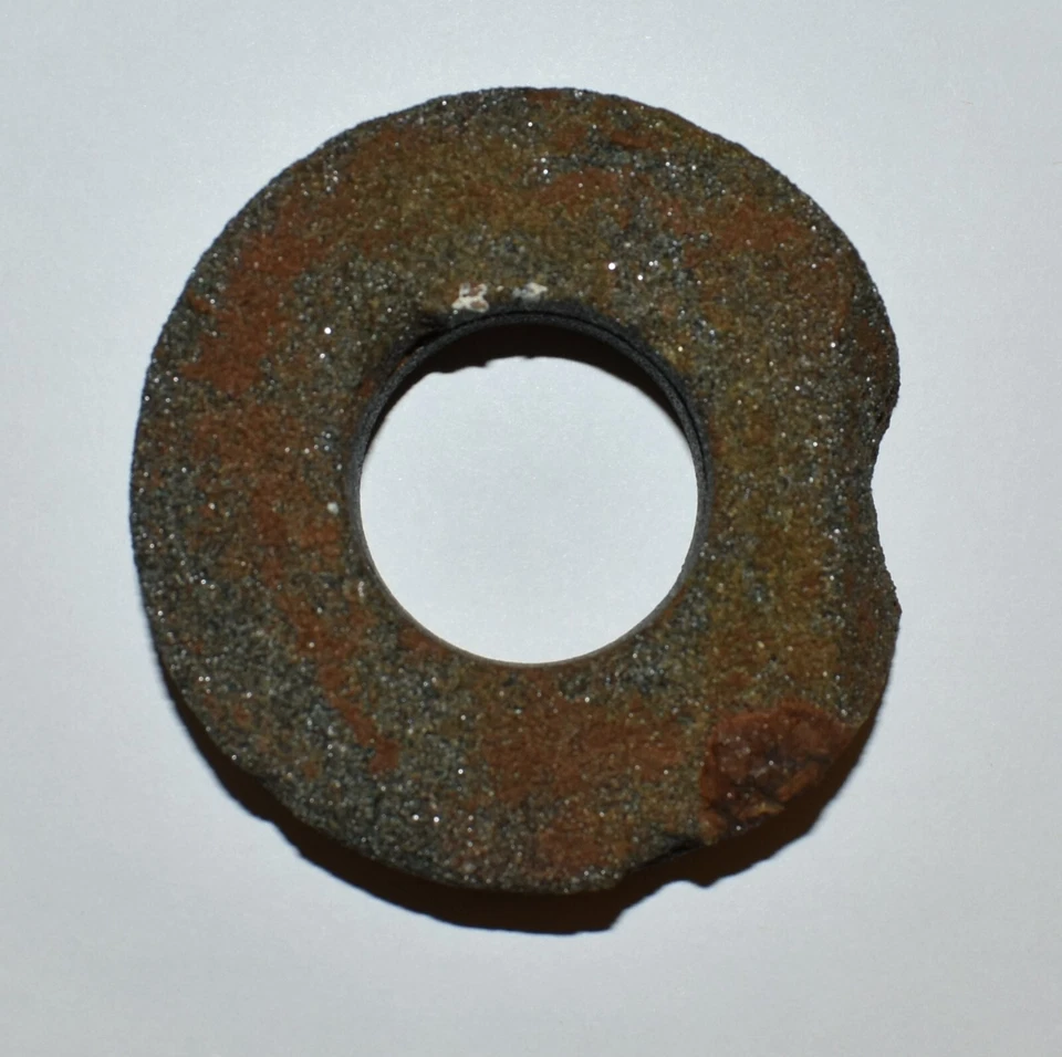 *ANTIQUE GRINDING WHEEL SHARPENING STONE 1800S ORE KNOB COPPER MINE N.C. - Image 2 of 4