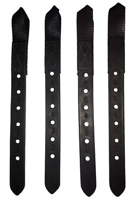 Ersatz Ledergurt Gurt für Thorowgood GP Sattel 1 Paar schwarz