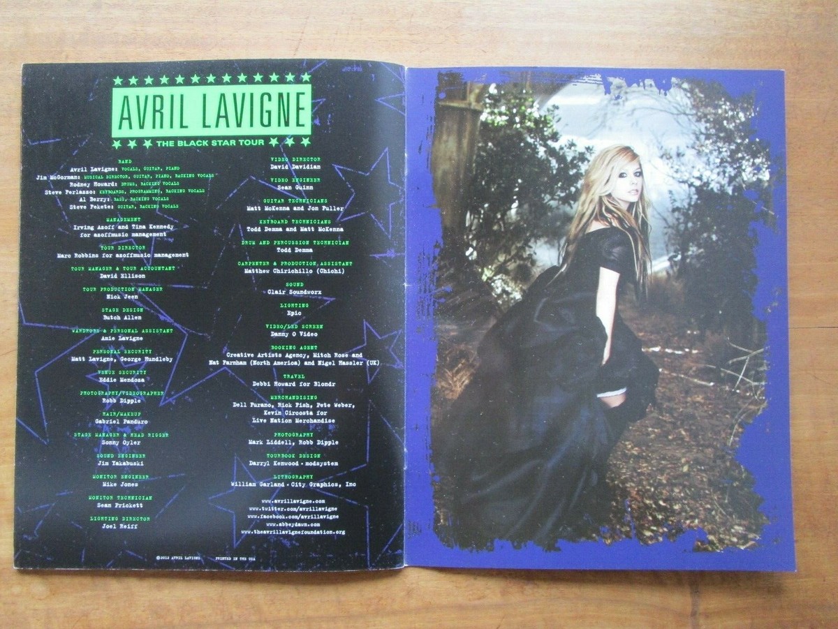 Avril Lavigne The Black Star Tour パンフレット Avril Lavigne