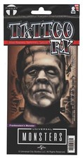 Universal Temporary Tattoo - Frankenstein's Monster Real Looking Easy Apply