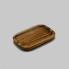 Acacia Serving rectangle tray / Dish Wood 12" X 8"