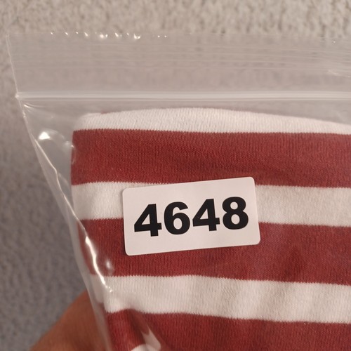 Croft & Barrow Womens Multicolor Striped Top Size XL Short Sleeve Button Sleeve - Picture 9 of 9