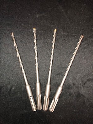 Qty 4 SDS Rotary Hammer Drill Bits 1/4'' x 6 1/4'' fit Hilti Bosch DeWalt Mikita