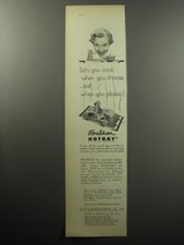 1957 Salton Hotray Ad - Lets you cook when yo...