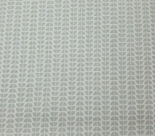Funanimals BTY Maude Asbury Blend Fabrics Taupe/Gray White Mod Floral Stripe