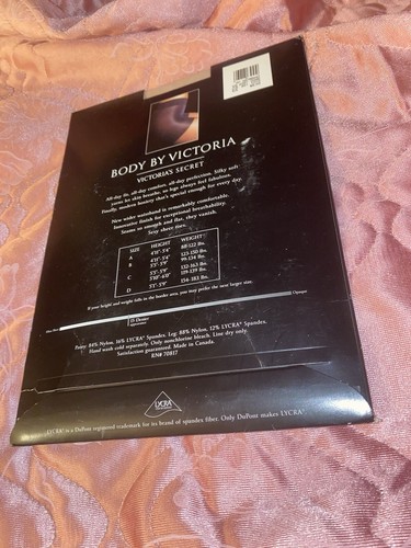 Victoria's Secret Body by Victoria Control Top Sheer A Fair 15 Denier Pantyhose - Picture 5 of 8