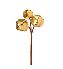 8 in. Gold Metal Jingle Bell Pick NEW