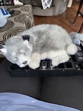 PERFECT PETZZZ Alaskan Husky PLUSH PUPPY BREATHING HUGGABLE DOG