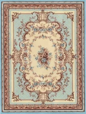 1:12, 1" Scale Dollhouse Miniature Area Rug approx. 7-3/4" x 10-1/8 - 0002791