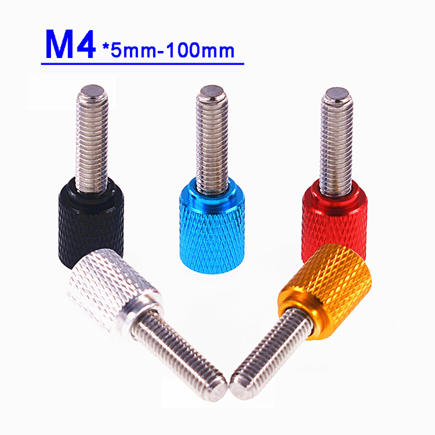 M3 M4 Edelstahl Rändelschrauben Handschraube Hohe Form DIN 464 Daumenschrauben E - Foto 13