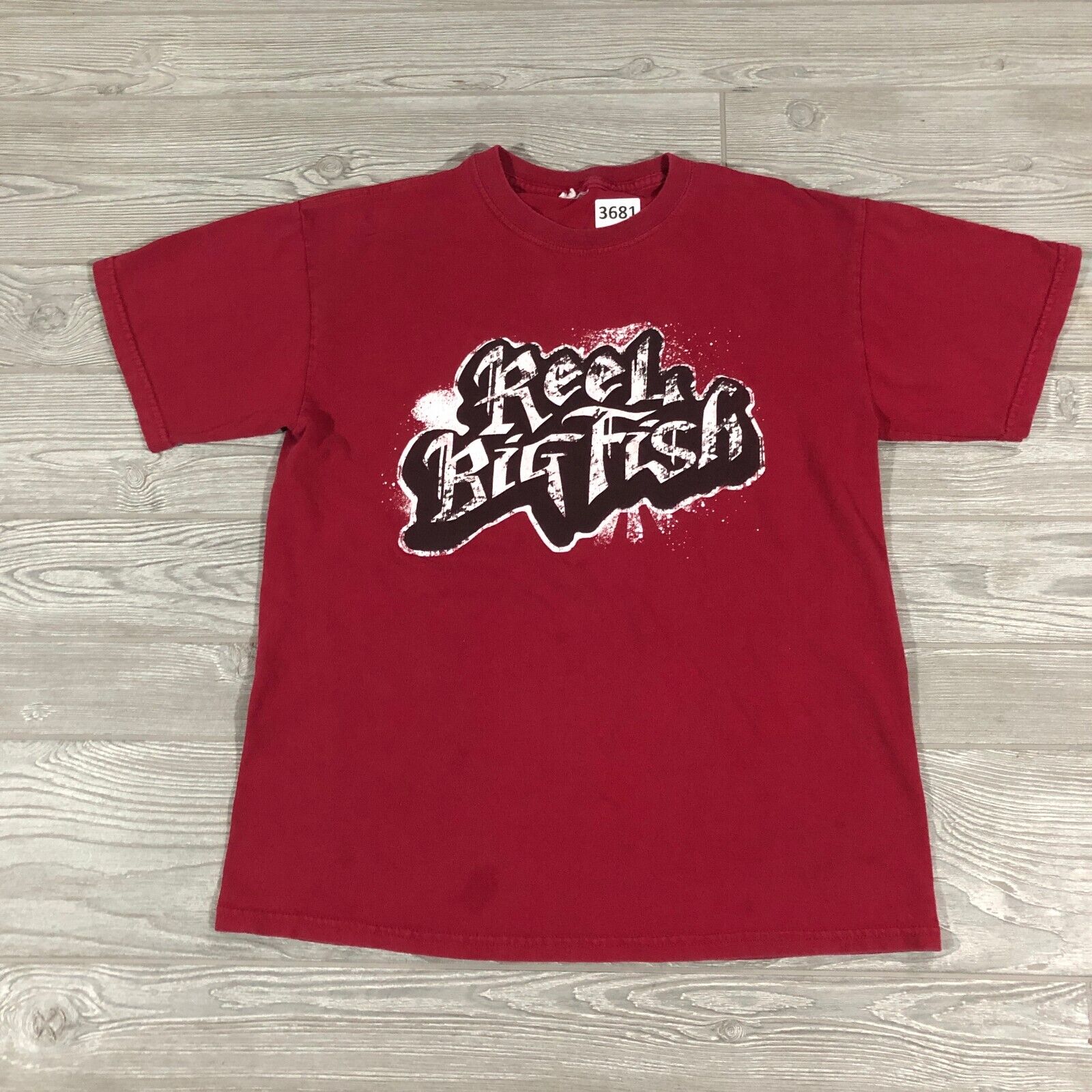 Reel Big Fish Shirt Adult M Red Punk Ska Music 2 Sided Y2k Concert 3681