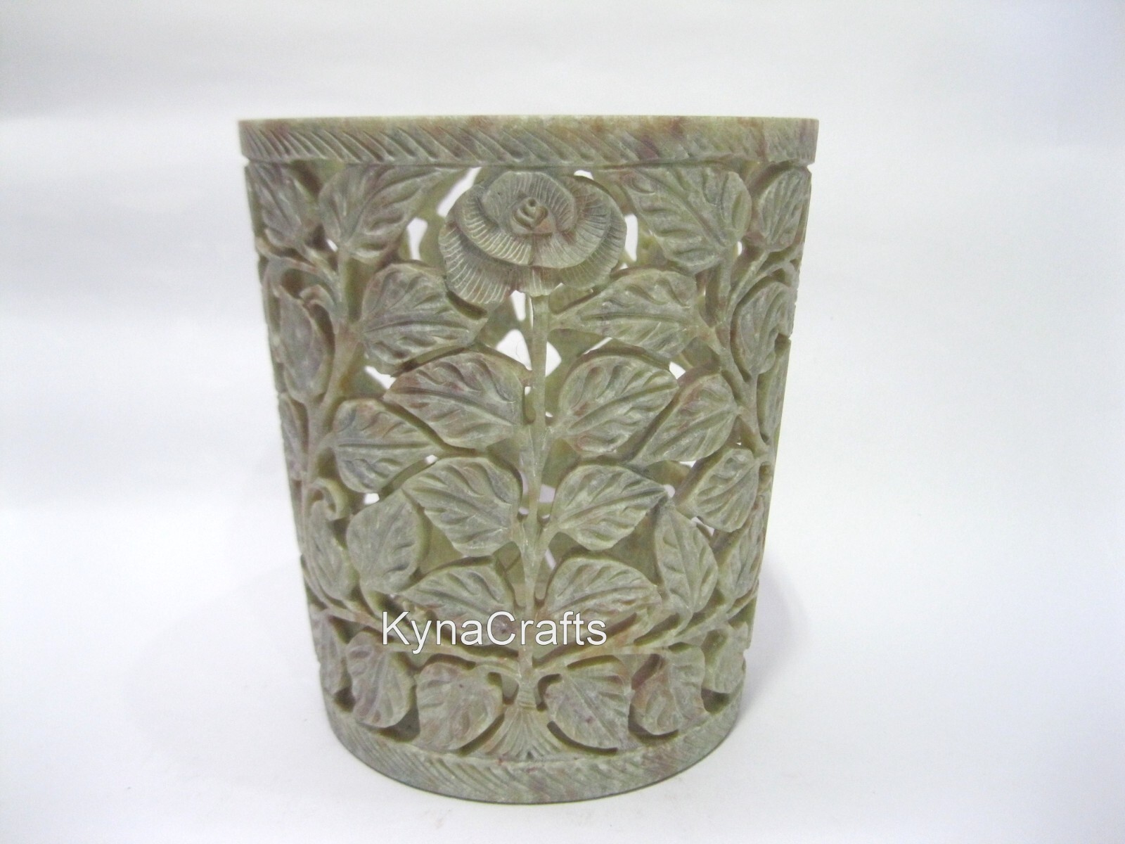 Soap Stone Marble Decorative Planter 6 Inches