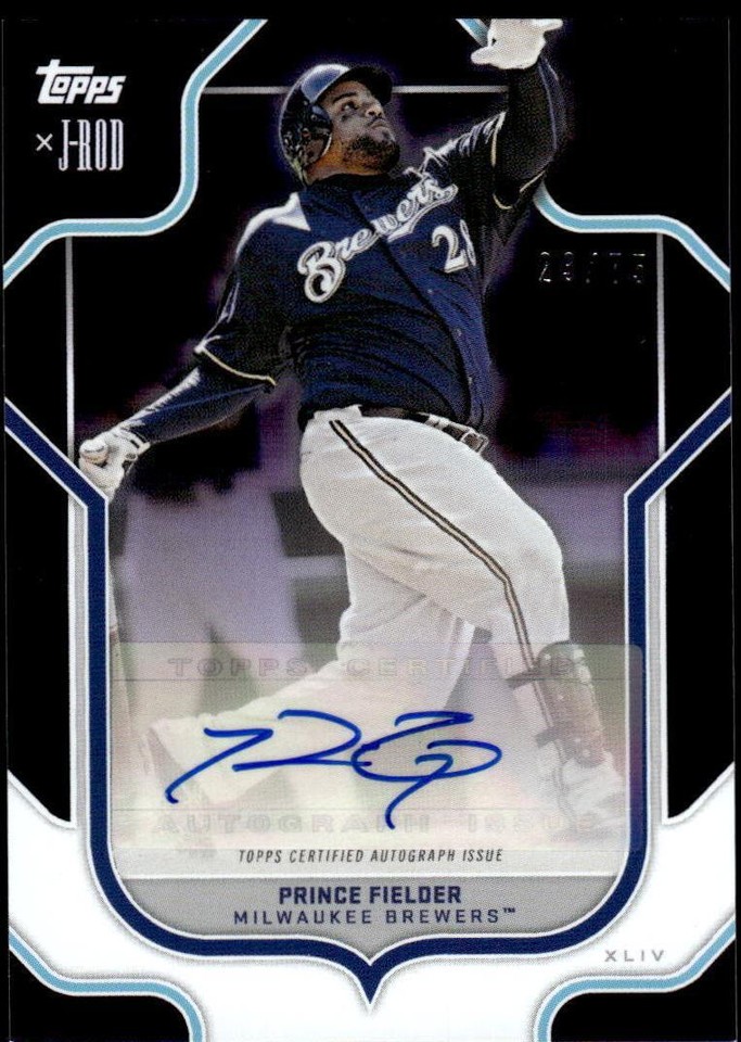 2023 Topps X J-Rod - Prince Fielder #42-A - 1 of 1