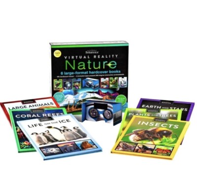 Encyclopedia Britannica: Virtual Reality Nature-6 Book Interactive Library