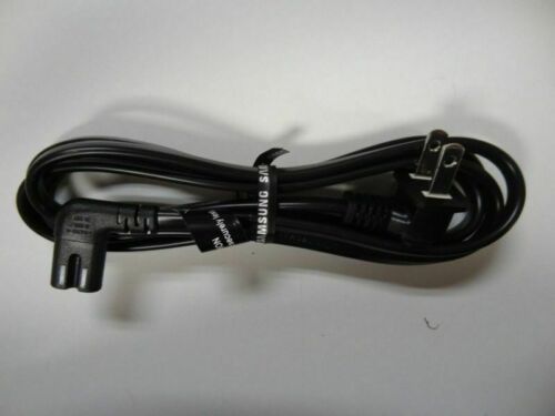 NEW Genuine Samsung Power Cord For MOST model LED TVs 90 Degree Ends Both Sides - Picture 1 of 1