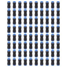 80Pcs Straight Push in Connectors Quick Release Pneumatic Connectors Air Line...