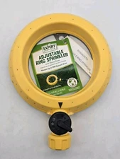 Expert Gardener 7in Diameter Adjustable Spray Ring Sprinkler with Metal Base