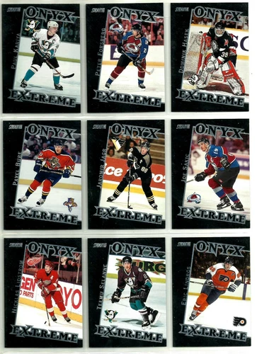 1999-00 TOPPS STADIUM CLUB ONYX EXTREME INSERT CARDS - PICK SINGLES - FINISH SET