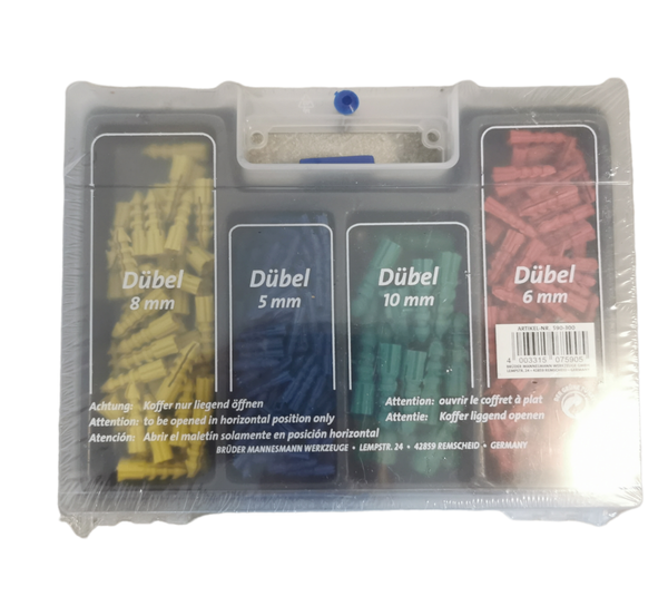 Bit-Bohrer Set Mannesmann Koffer 300 Teile DüBel Bohrer Bits Neu-image