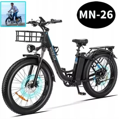 Ridstar MN-26 Elektrofahrrad 15OOVV 26'' City ebike 20AH Stadtpendler Pedelec DE