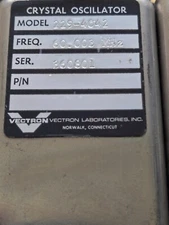 Vectron 60.003 MHz Xtal osc  229-4042 tested 12-24V  see SA data SMA