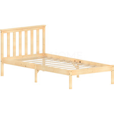 SALE Wooden Single Bed 3ft Solid Pine Wood Low Foot End Bedroom Furniture Pine
