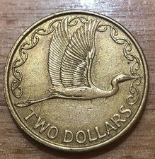 1990 Two Dollars New Zealand  YFP10/15