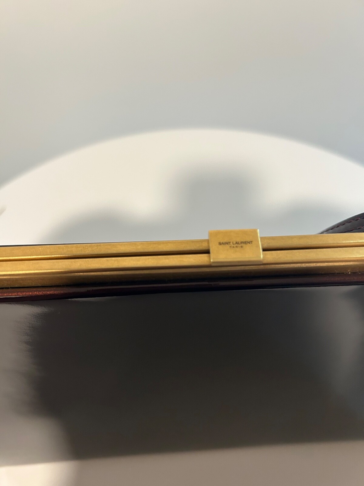 Borsa a tracolla Saint Laurent Le Anne Marie pochette grande espresso nuova autentica