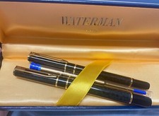 waterman pen & Foutain Pen  set gold