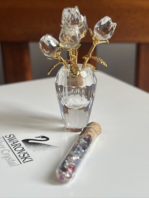 Swarovski Crystal Memories - Gold Roses 675655 Mint in original