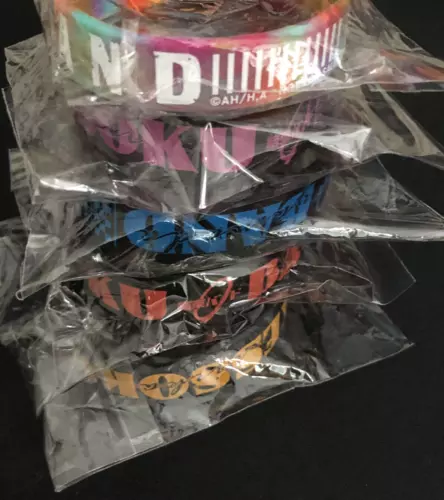 Official Bocchi the Rock! 4 Kessoku Band Rubber Wristbands w/ 1 limited promo