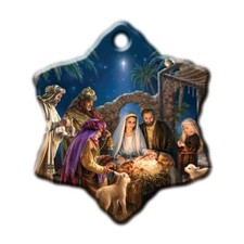 The Nativity Pro-Life Ornament Pack of 10 