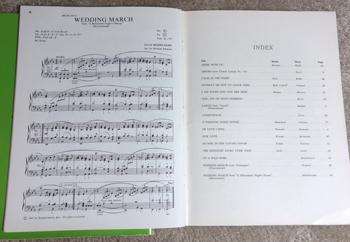 It's Wedding Time Vol 1 & 2 Singspiration Fred Bock Harold De Cou Norman Johnson - Picture 5 of 6
